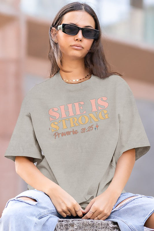 She is Strong Vintage Tee