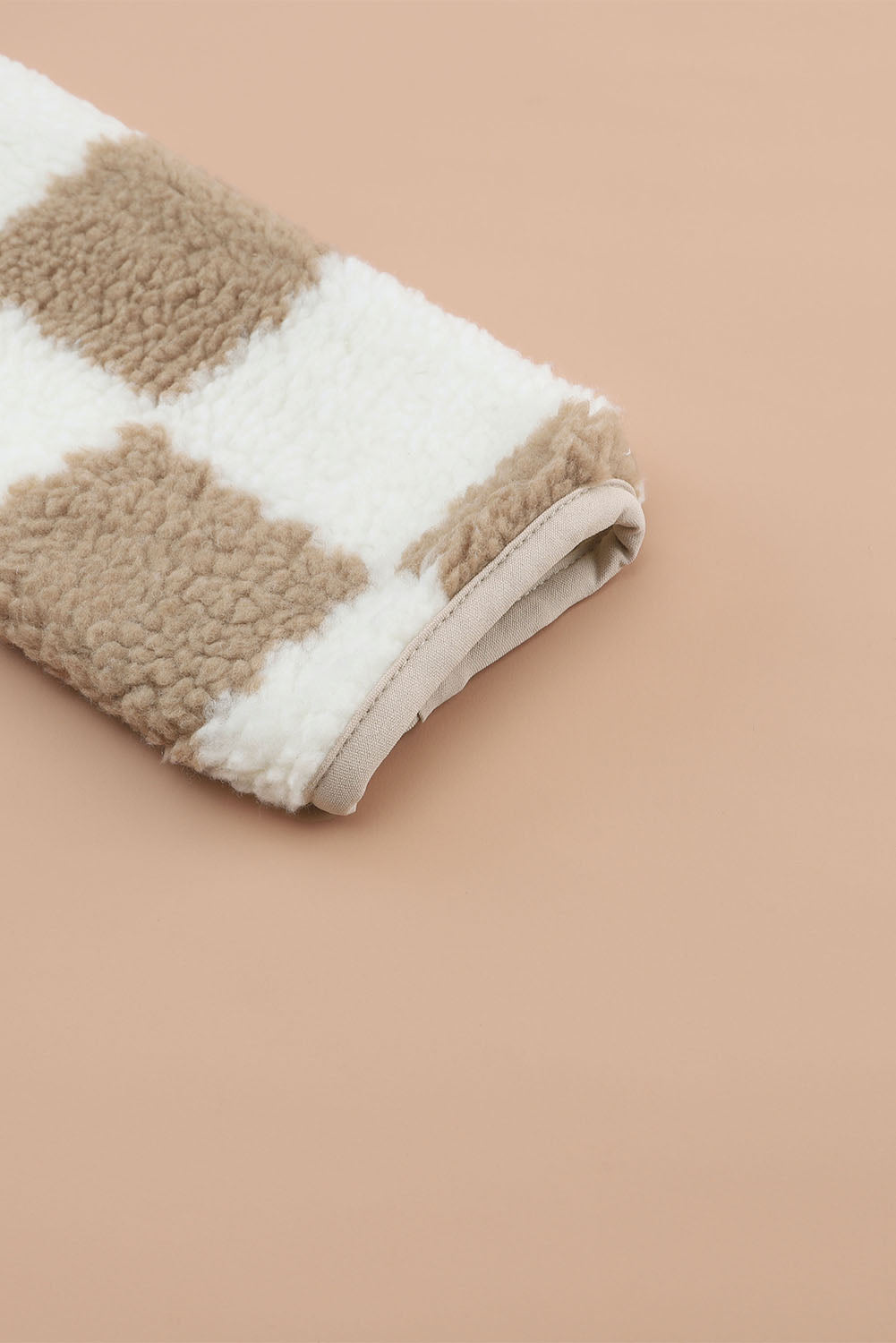 Checkered Sherpa Jacket