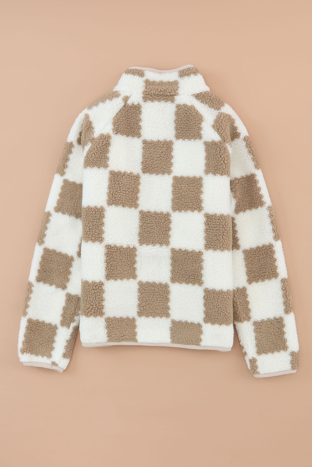 Checkered Sherpa Jacket