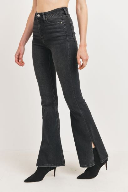 Roxy Slit Flare Jeans