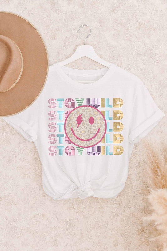 Stay Wild Smiley Tee