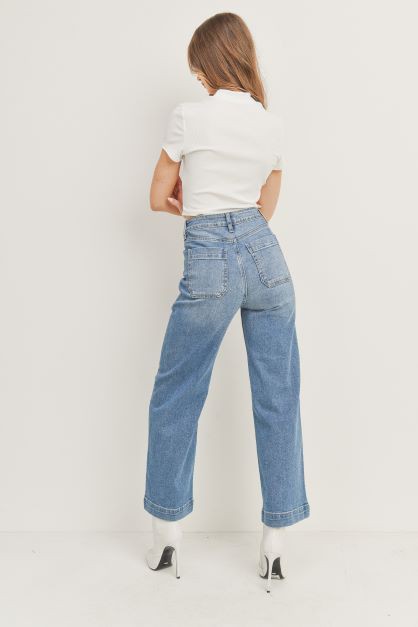 Denim Utility Pants