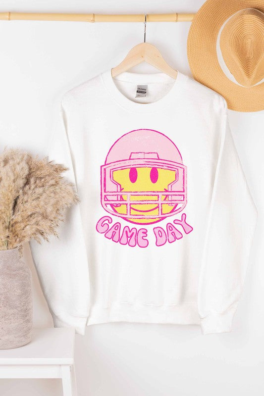 Gameday Happy Face Crewneck