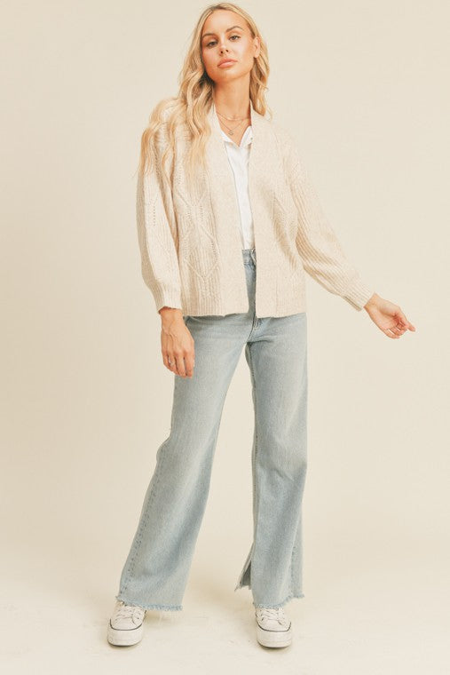 Spring Fling Open Face Cardigan