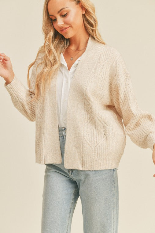 Spring Fling Open Face Cardigan