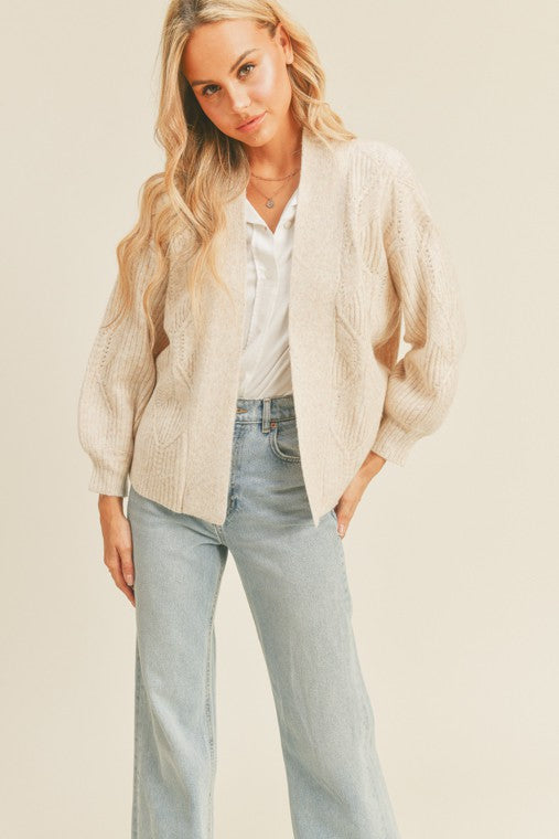 Spring Fling Open Face Cardigan