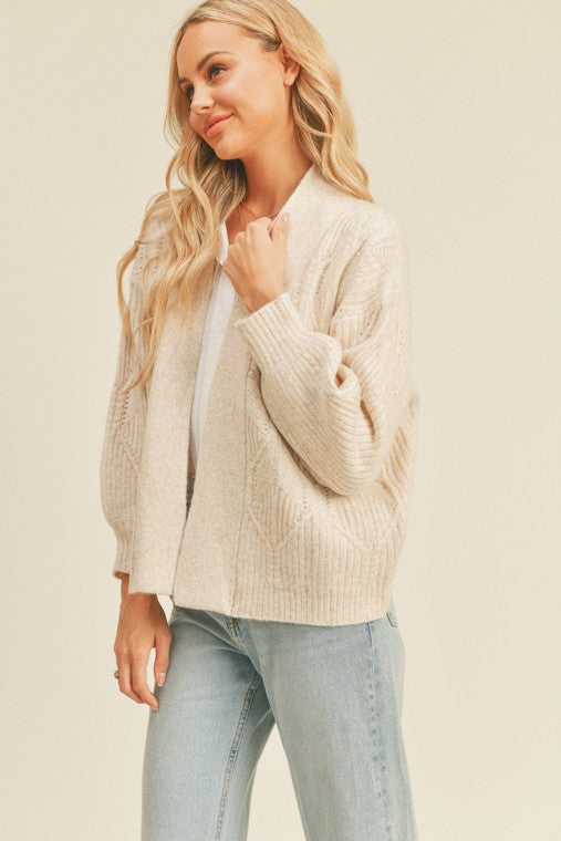 Spring Fling Open Face Cardigan