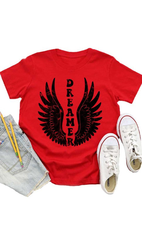 Retro Dreamer Wings Youth Tee