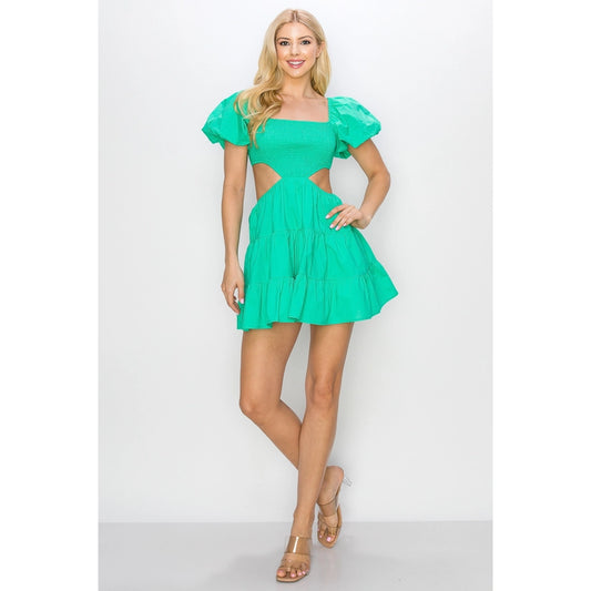 Side Cutout Mini Dress