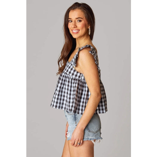 Kyle Checkered Top
