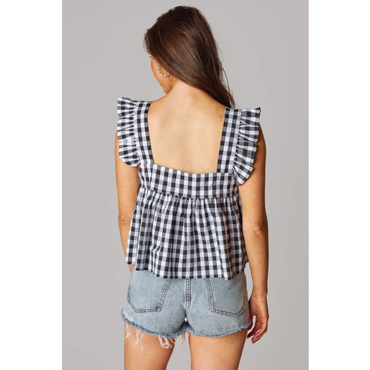 Kyle Checkered Top