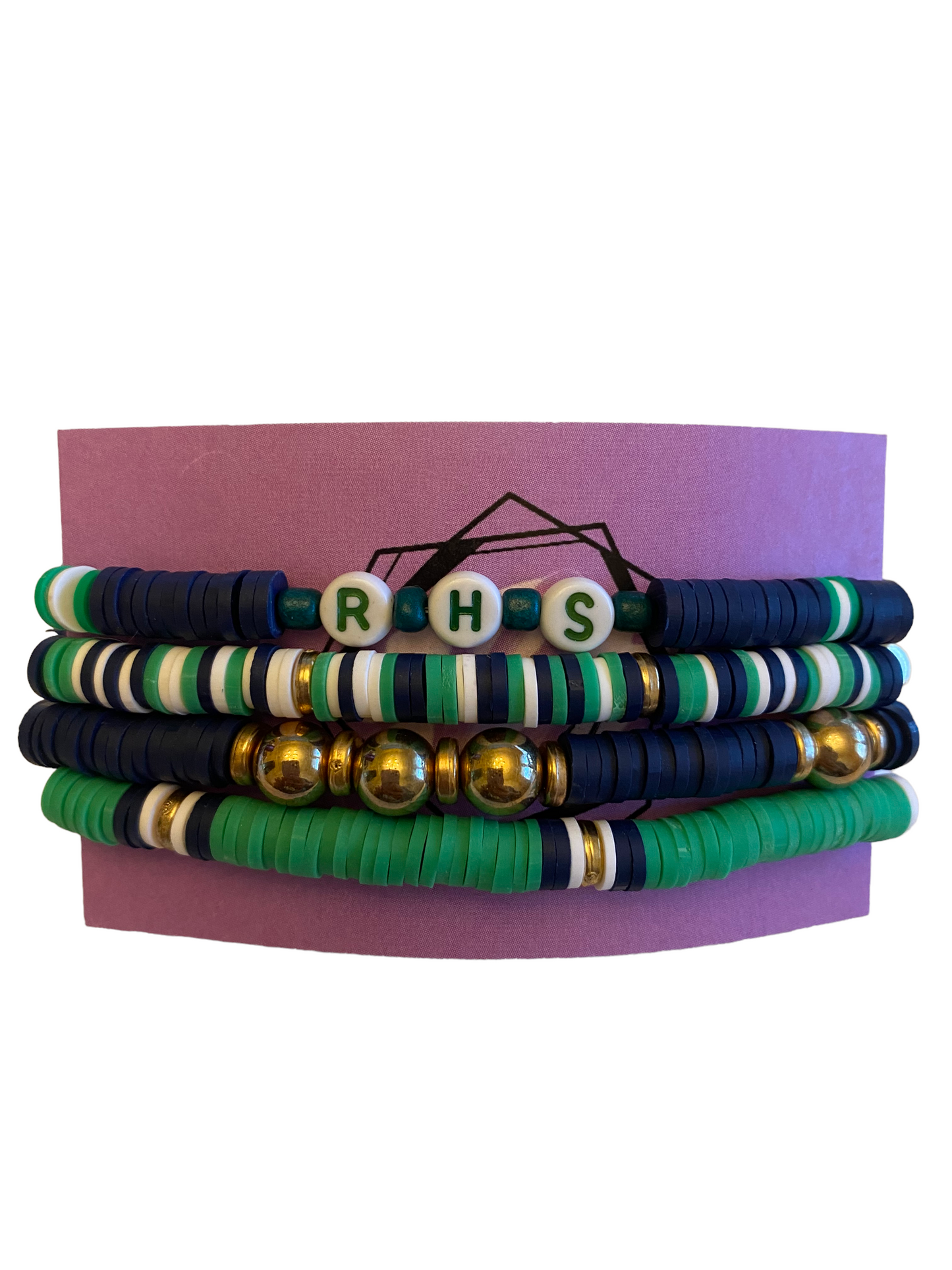 School/Sorority Spirit Bracelet Set