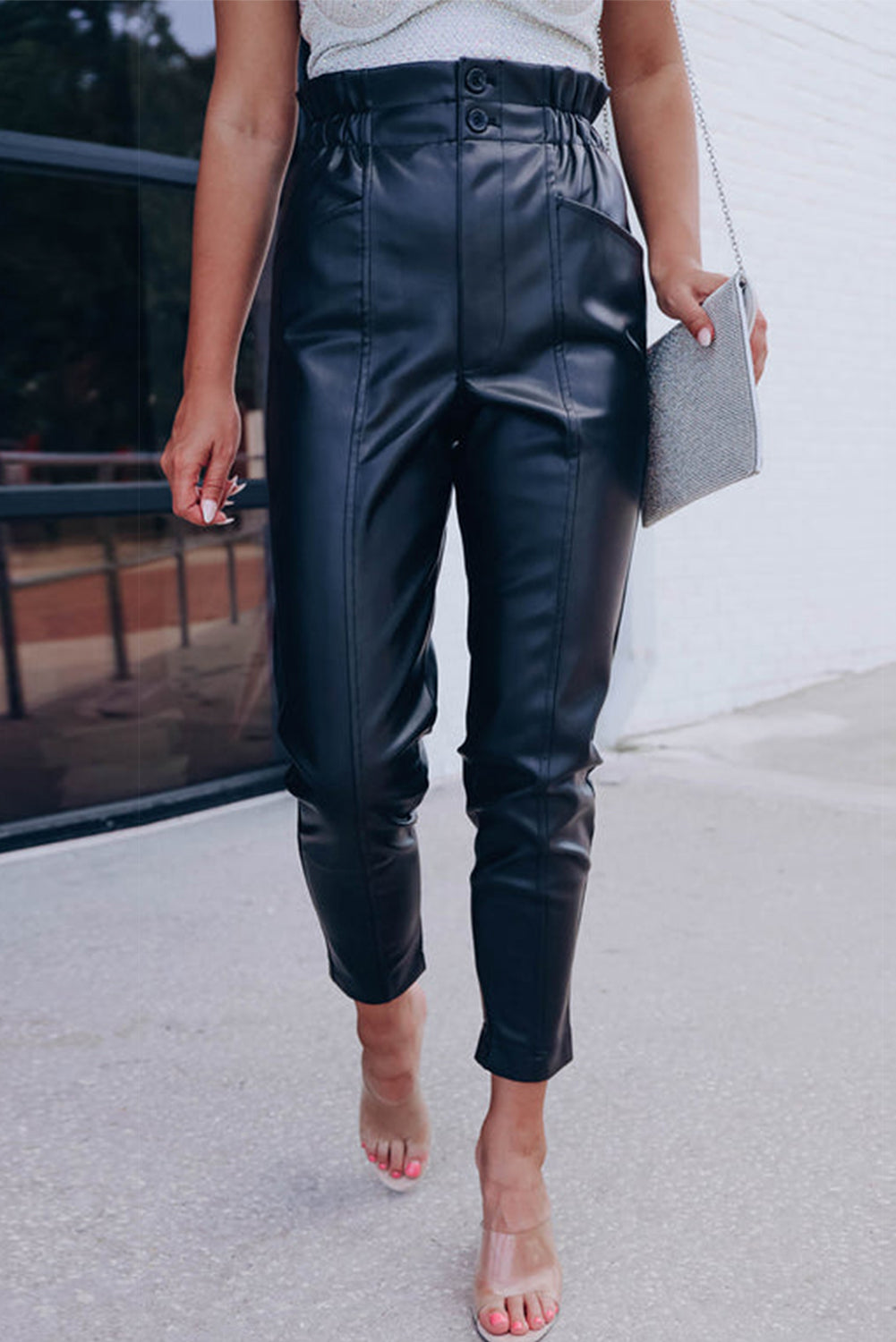 Tempo Faux Leather Pants