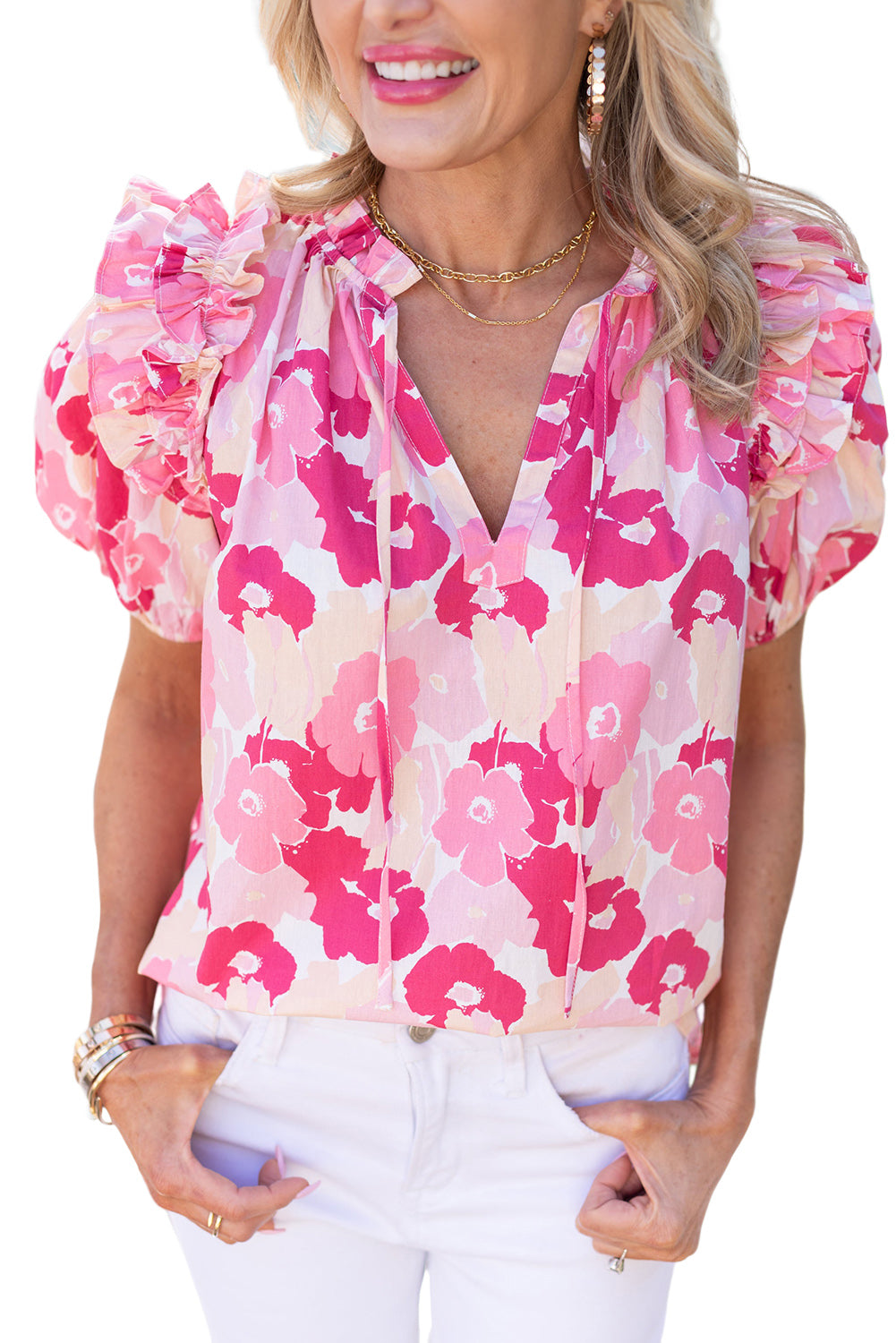 Pink Peony Top