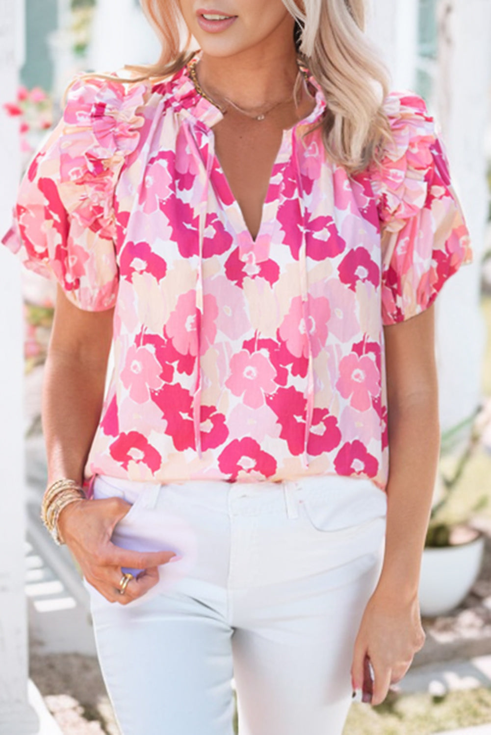Pink Peony Top