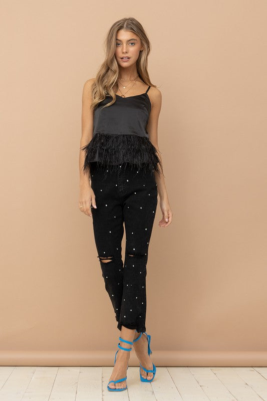 The Studded Rhinestone Jean