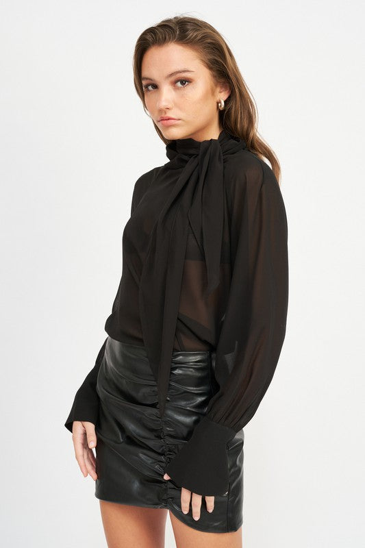 Bethany Sheer Blouse