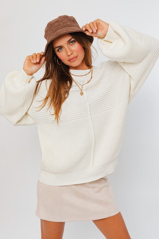 Oversized Ribbed Sweater