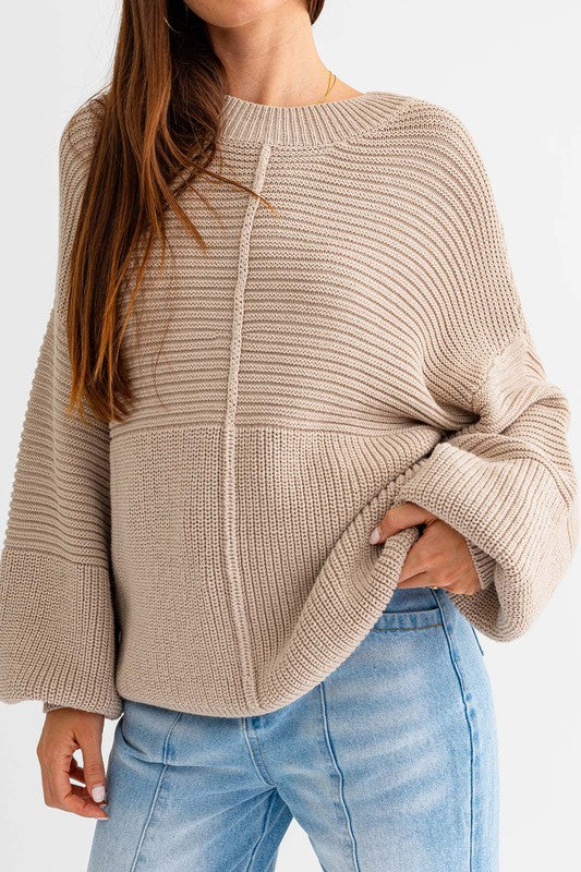 Oversized Ribbed Sweater