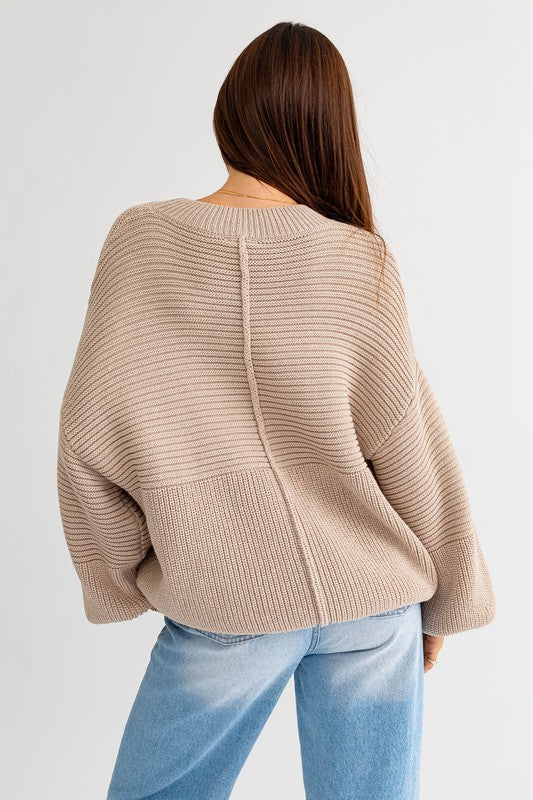 Oversized Ribbed Sweater