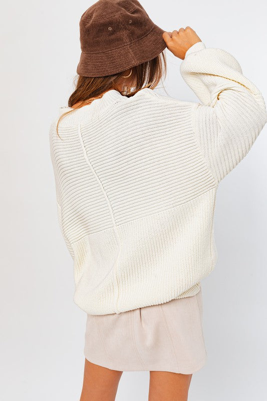Oversized Ribbed Sweater