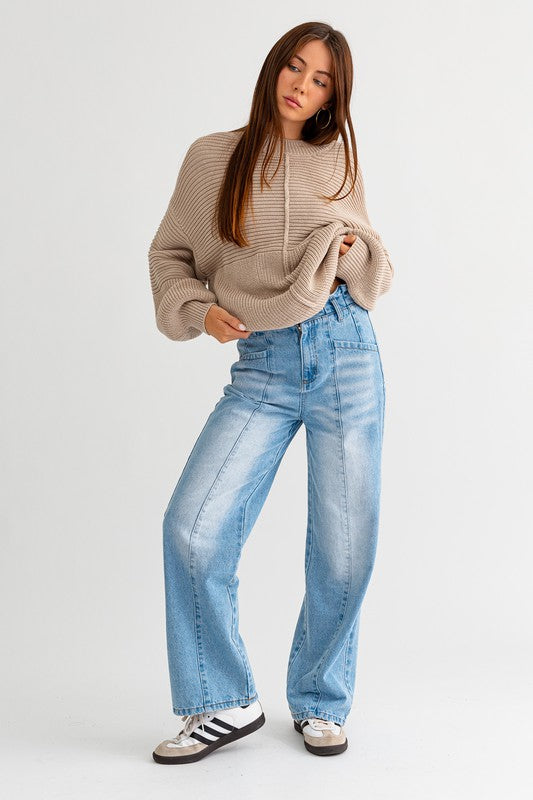 Oversized Ribbed Sweater