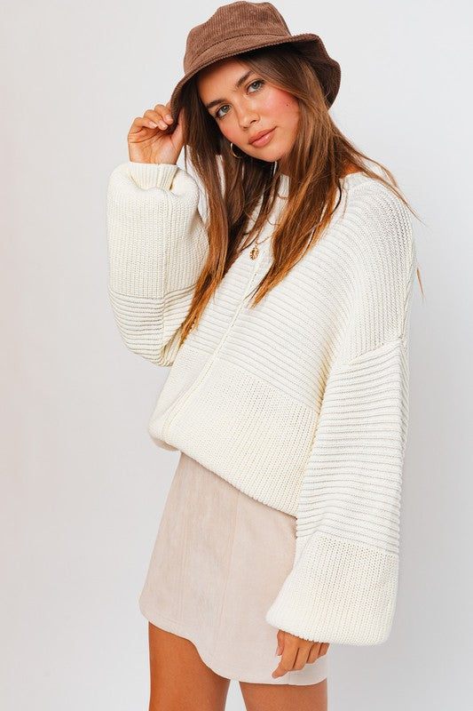 Oversized Ribbed Sweater