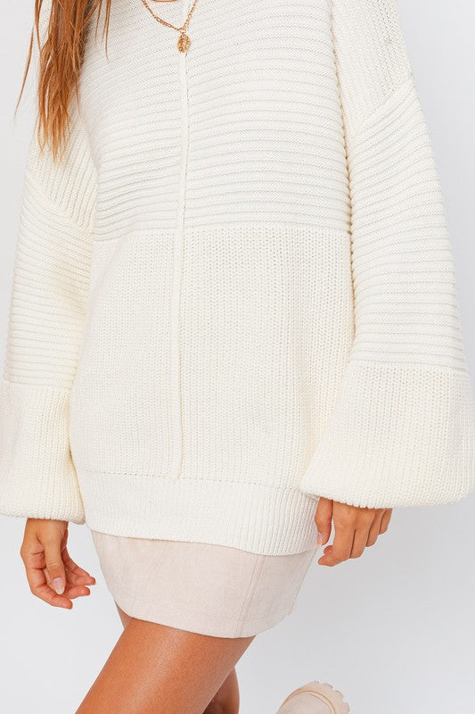 Oversized Ribbed Sweater