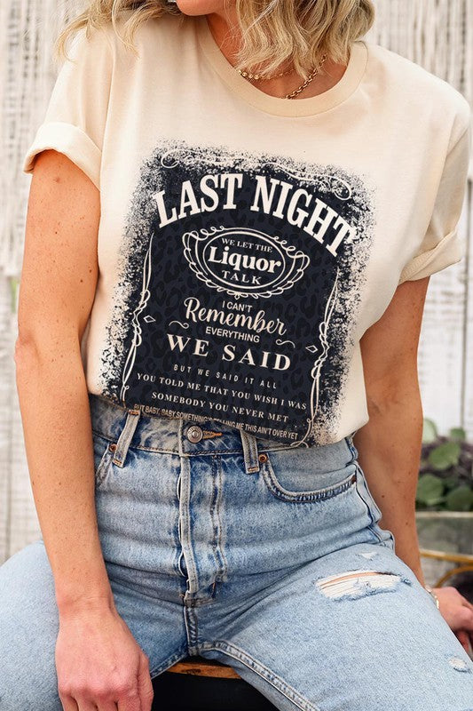 Last Night Graphic Tee