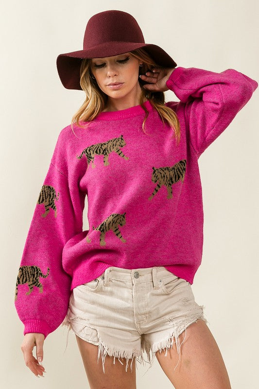 Tiger Glam Sweater