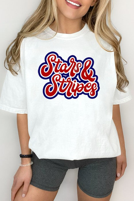 Stars & Stripes Oversized Tee