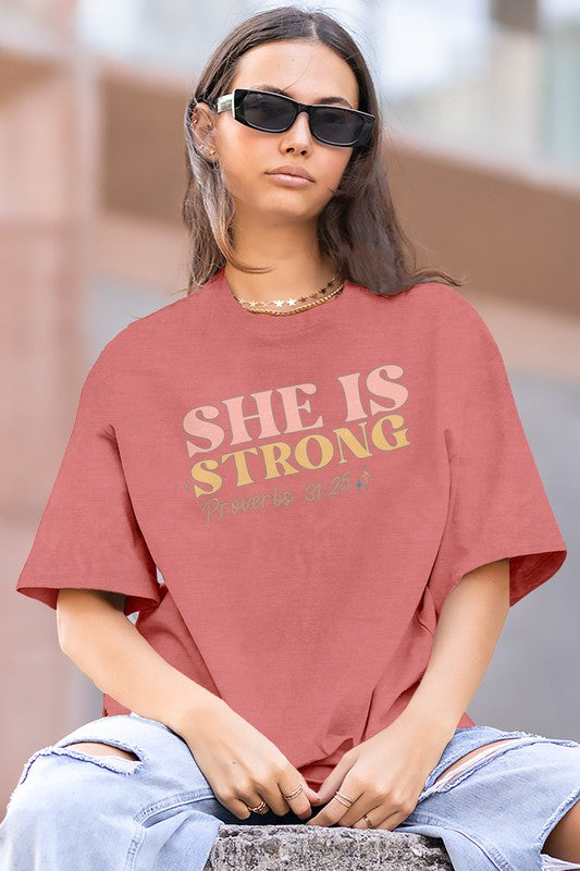 She is Strong Vintage Tee