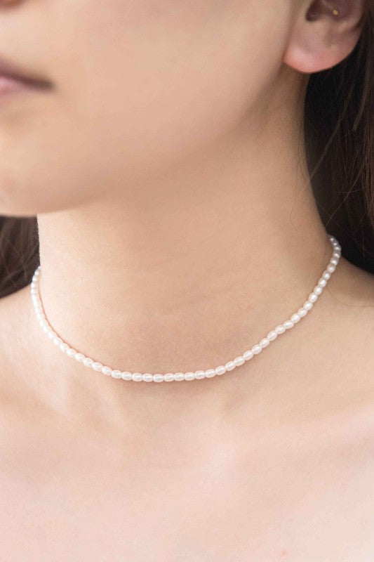 The Stranded Pearl Choker