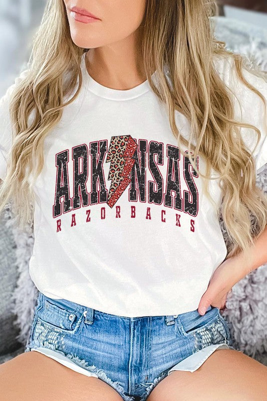 Arkansas Leopard Spirit Tee