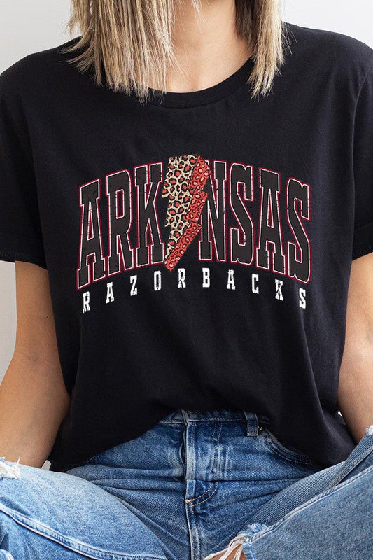 Arkansas Leopard Spirit Tee