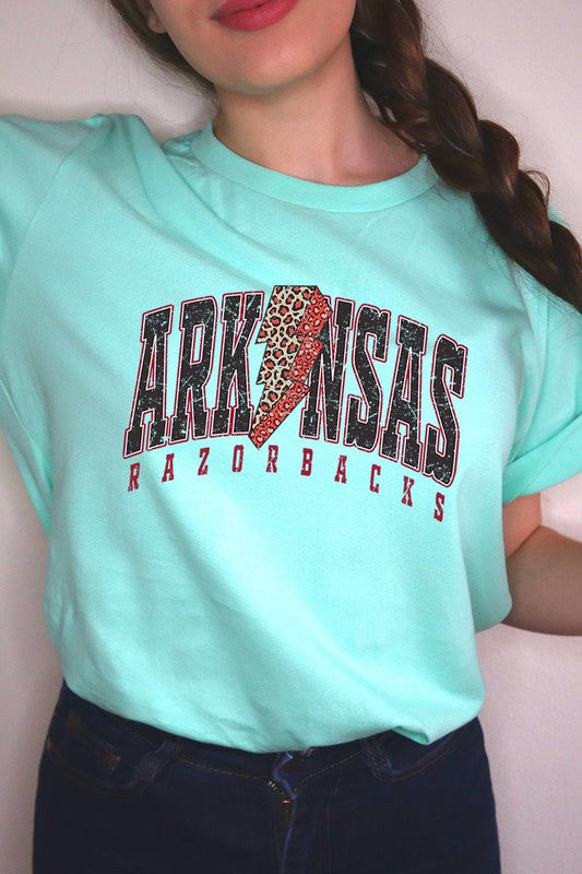 Arkansas Leopard Spirit Tee