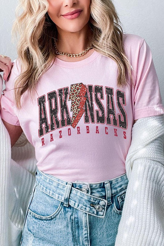 Arkansas Leopard Spirit Tee