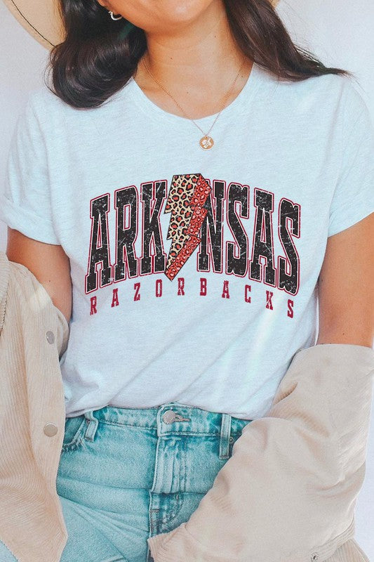 Arkansas Leopard Spirit Tee