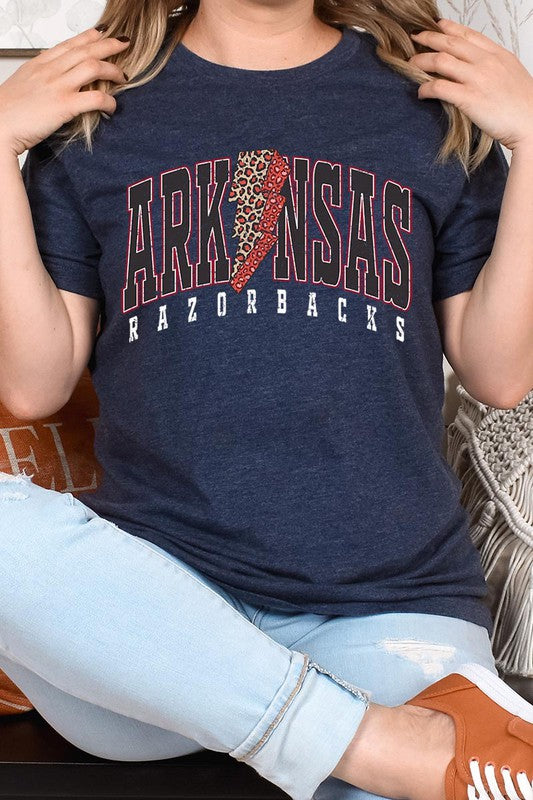 Arkansas Leopard Spirit Tee