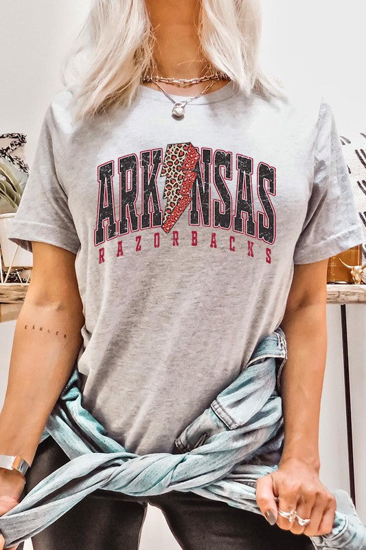 Arkansas Leopard Spirit Tee