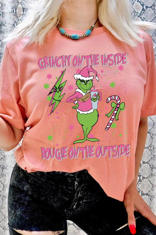 Grinchy & Bougie Holiday Tee