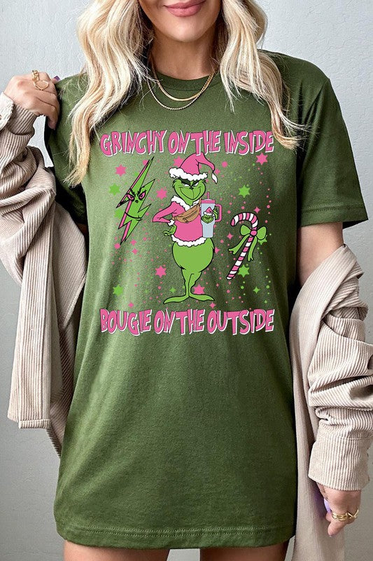 Grinchy & Bougie Holiday Tee