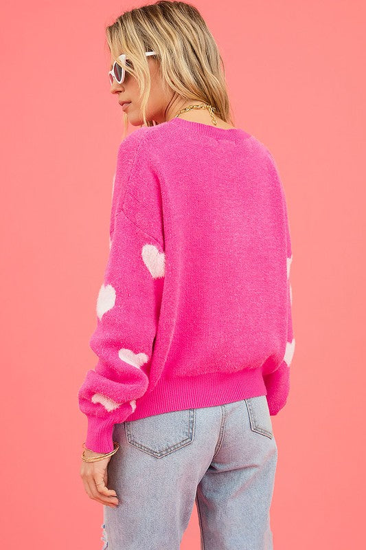 Love Drop Shoulder Sweater