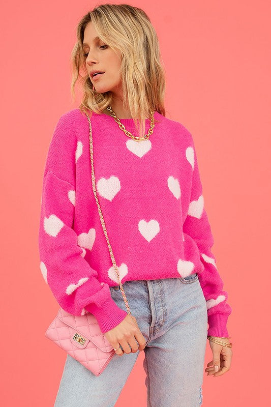 Love Drop Shoulder Sweater