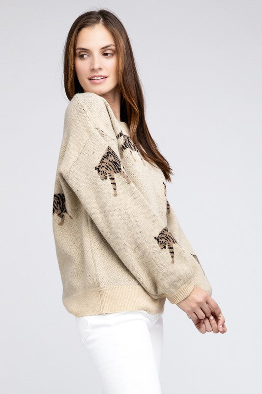 Tiger Glam Sweater