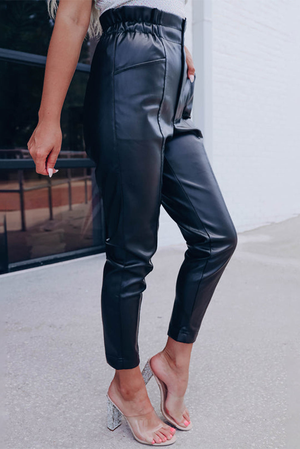 Tempo Faux Leather Pants