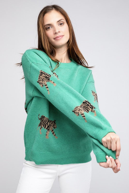 Tiger Glam Sweater