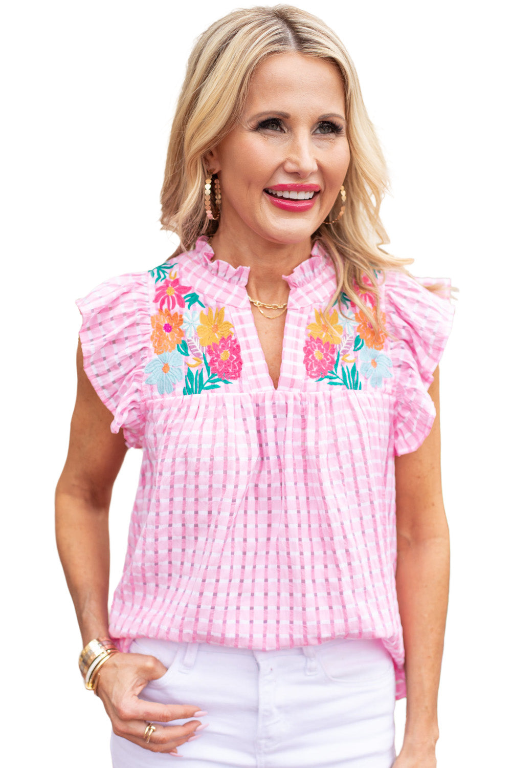 Azalea Embroidered Blouse