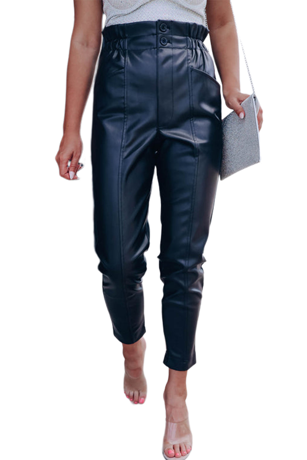 Tempo Faux Leather Pants