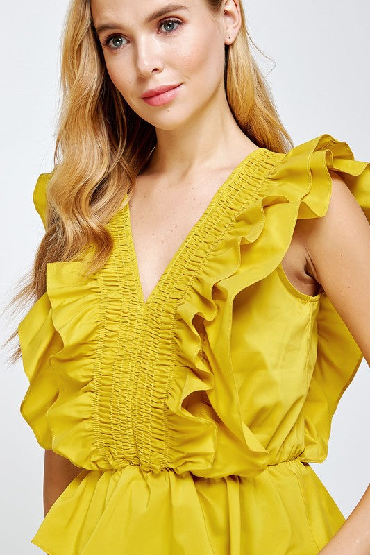 Venice Ruffle Top